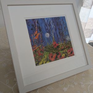 Poppy Bloom (Framed Print)
